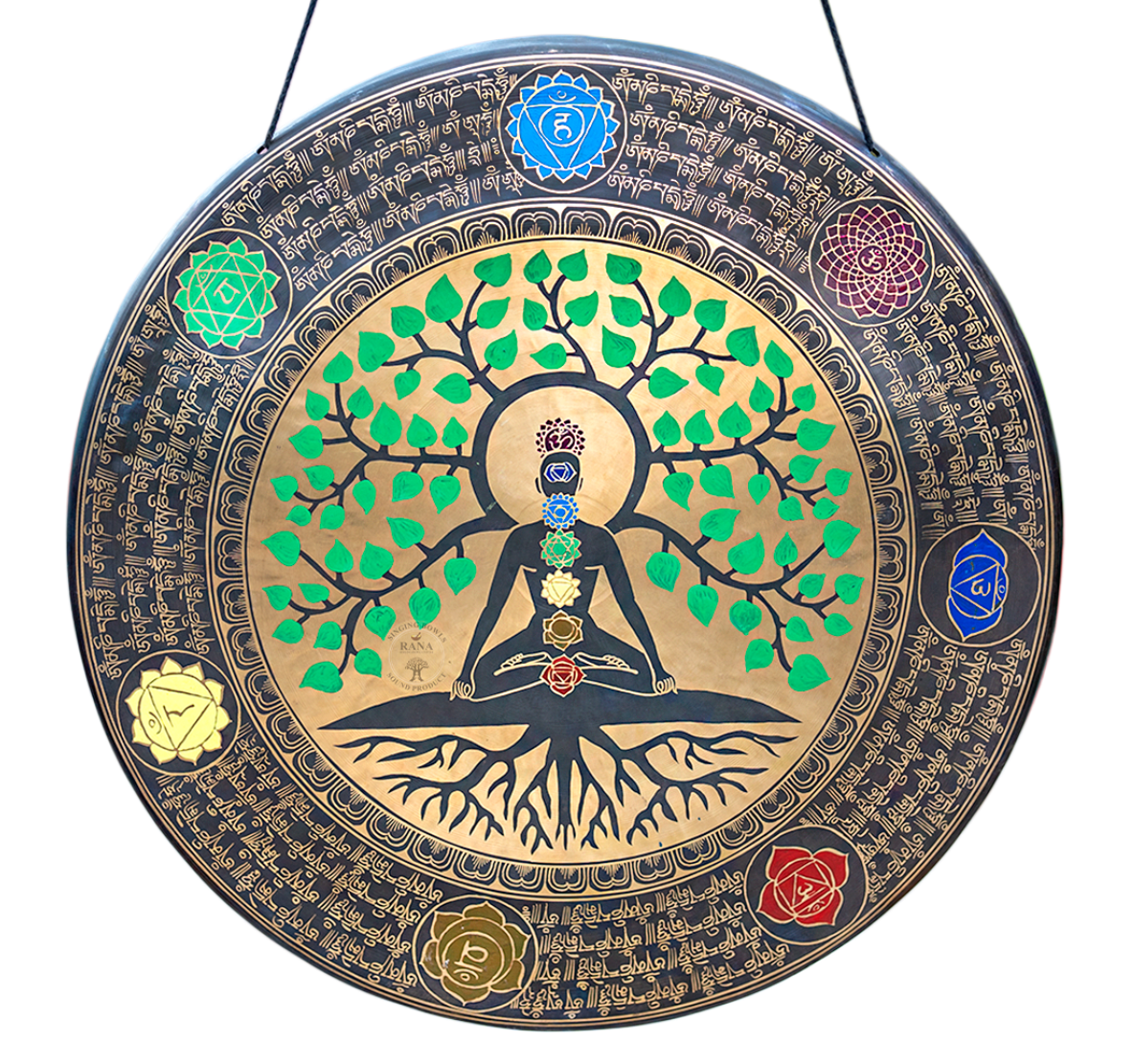 Engraved Tam Tam Gong