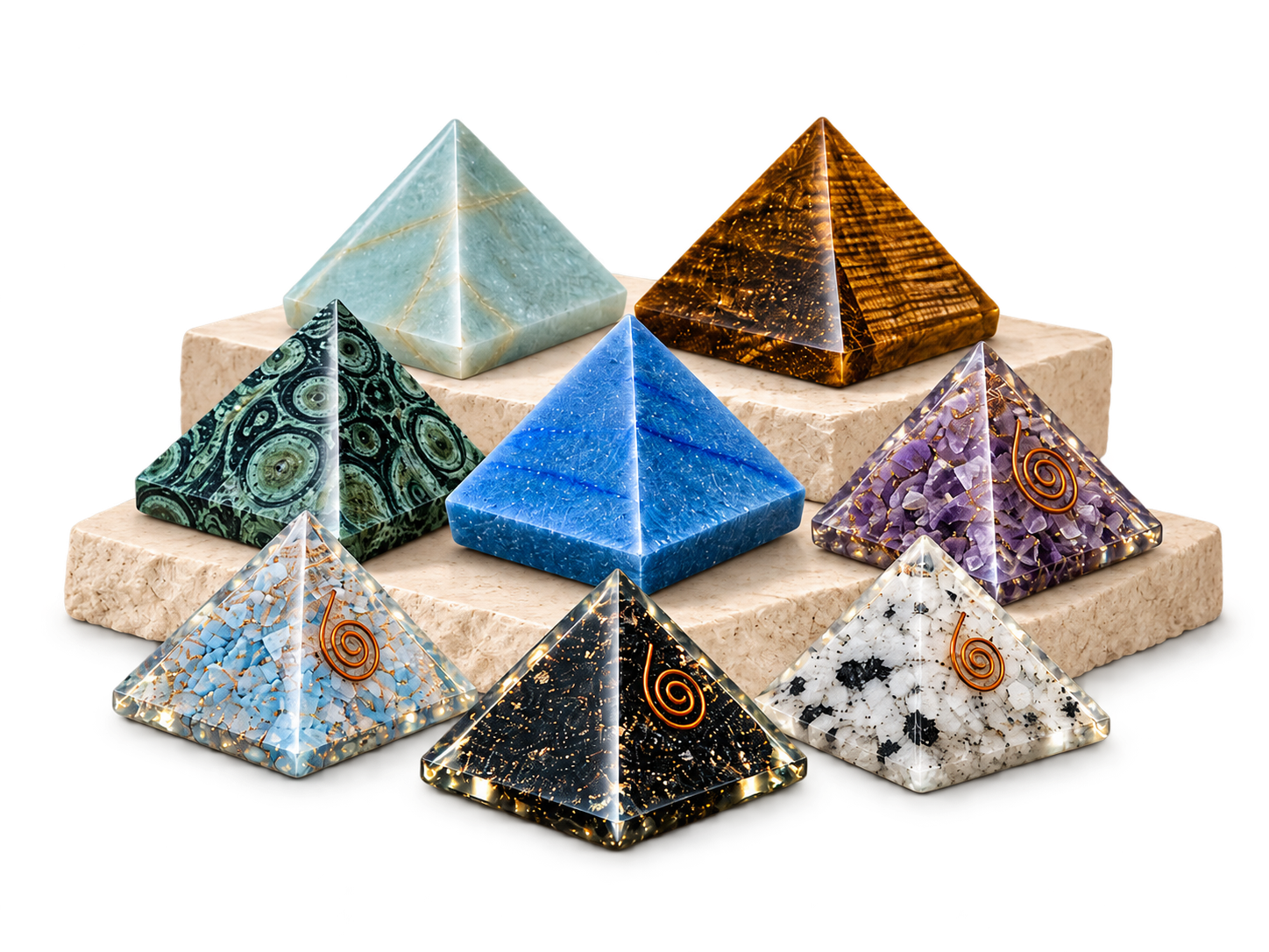 Orgonite Crystal Pyramid