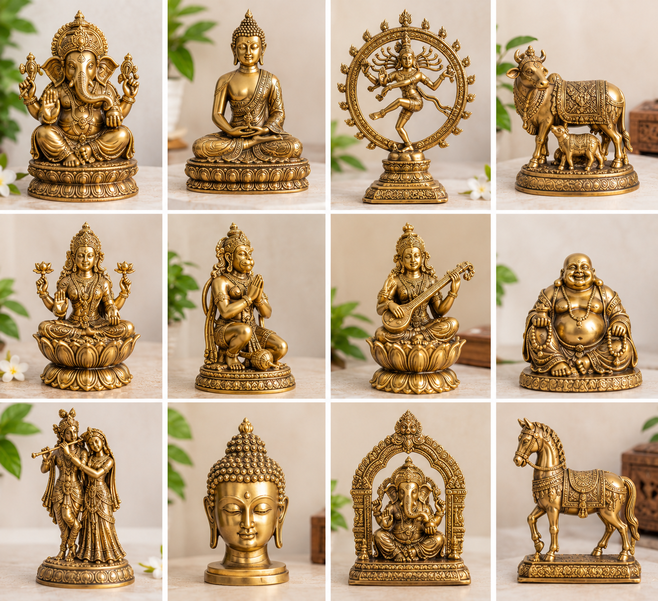 Brass Idols & Statues