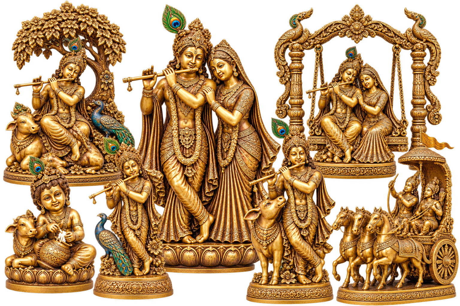 Krishna & Radha Krishna Idols