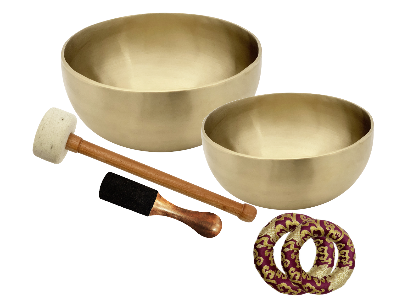 2 SET OF SINGING BOWL