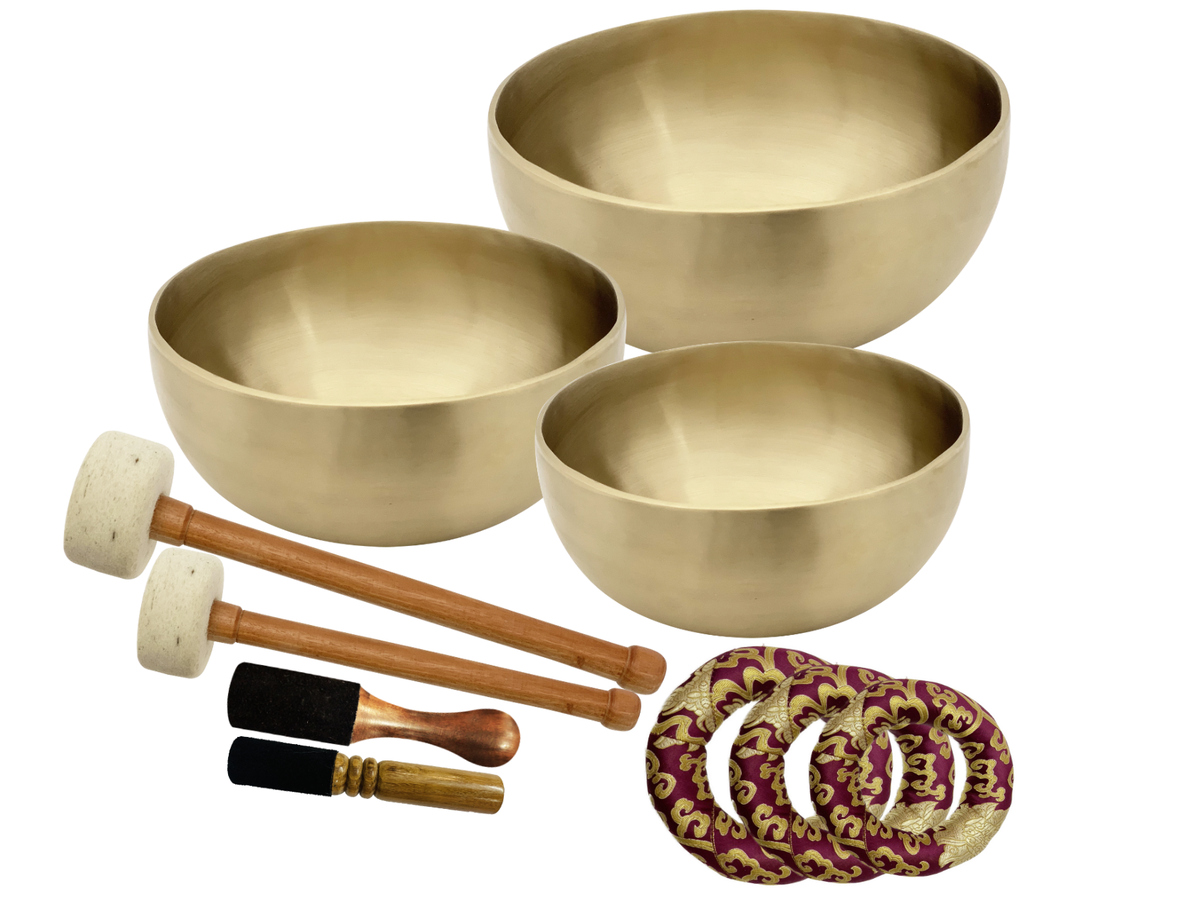 3 SET OF SINGING BOWL