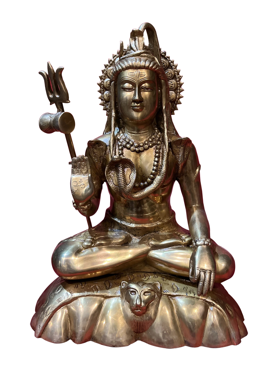 Brass Shiva