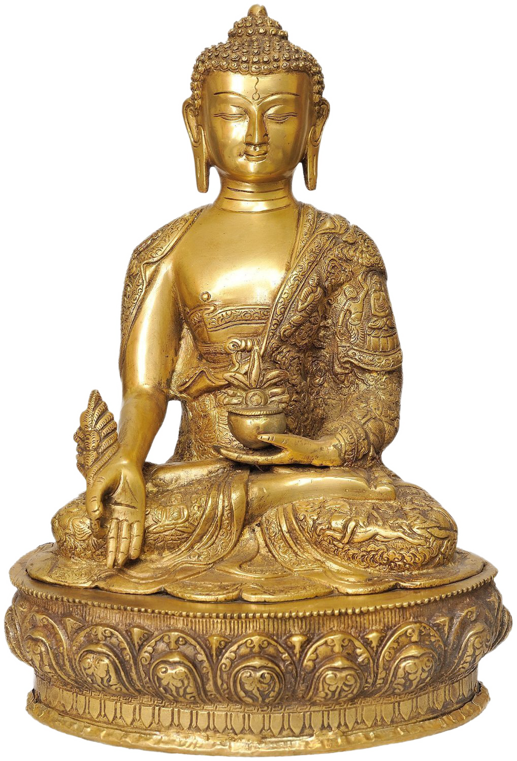 Brass Buddha Murti