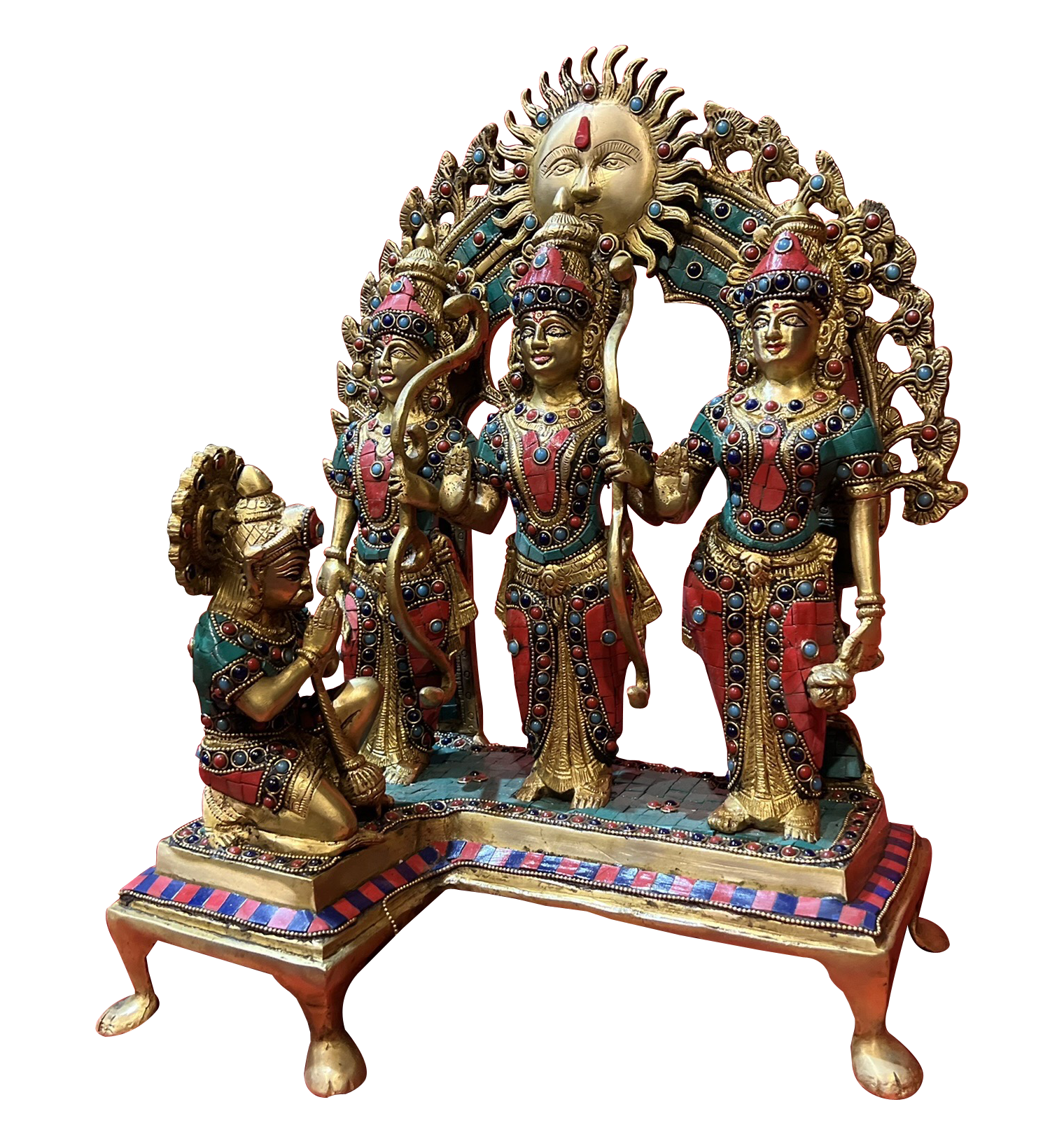Ram,Laxam,Sita & Hanuman Murti