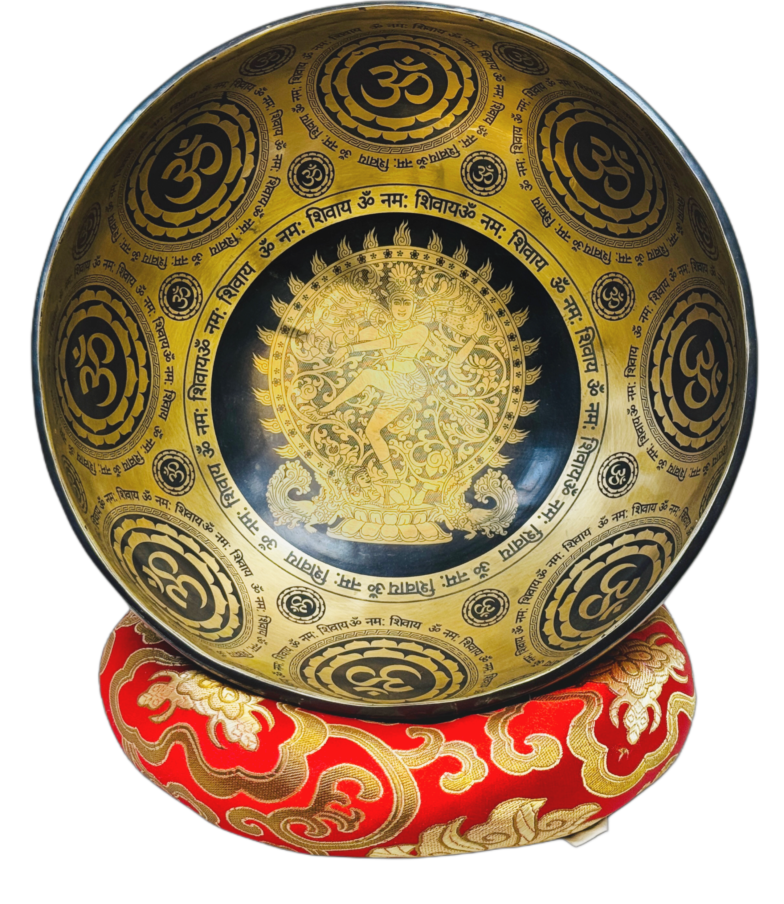 Shiva Nataraja Engraved Singing Bowl