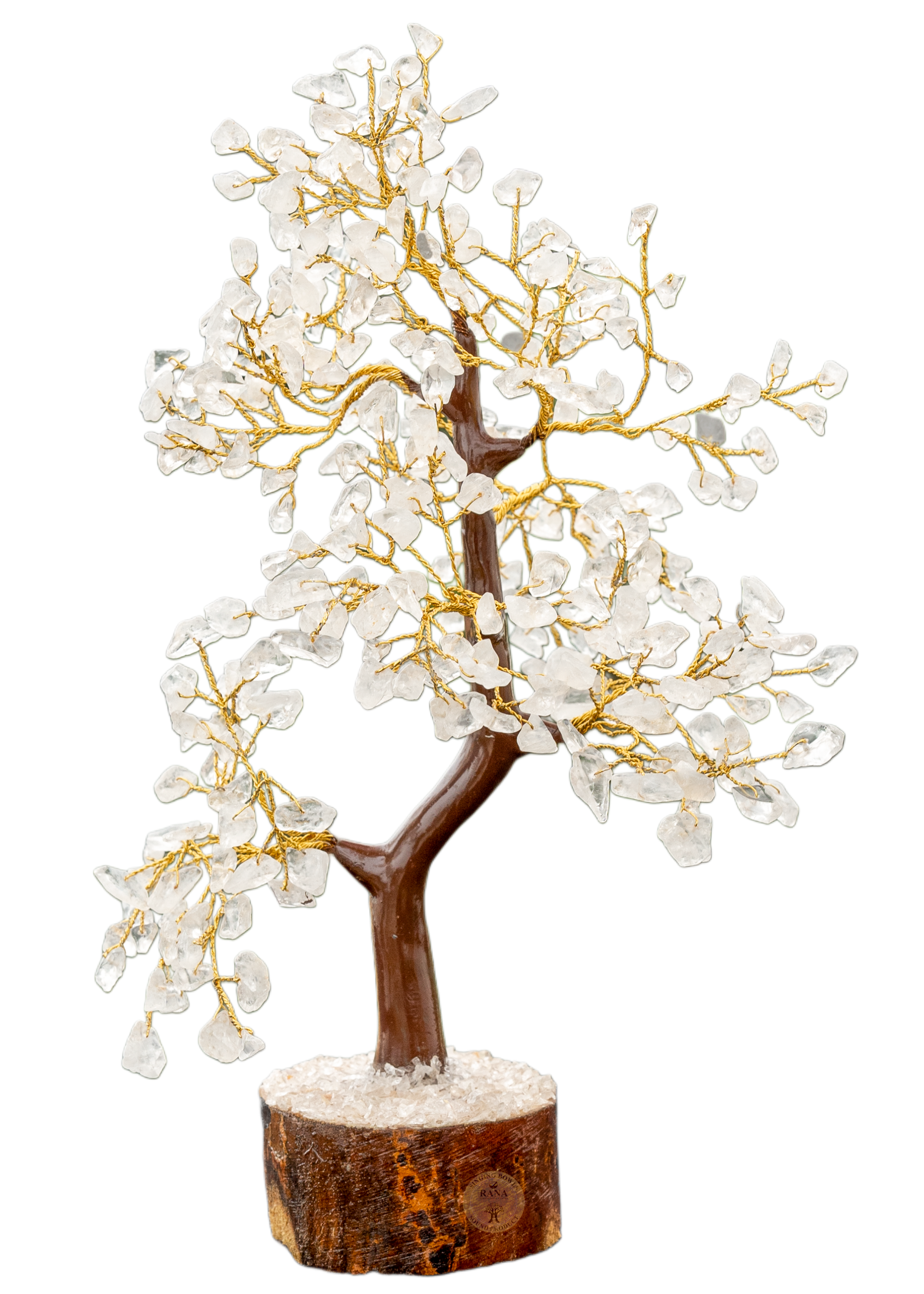 Clear Quartz Crystal Gemstone Bonsai Tree