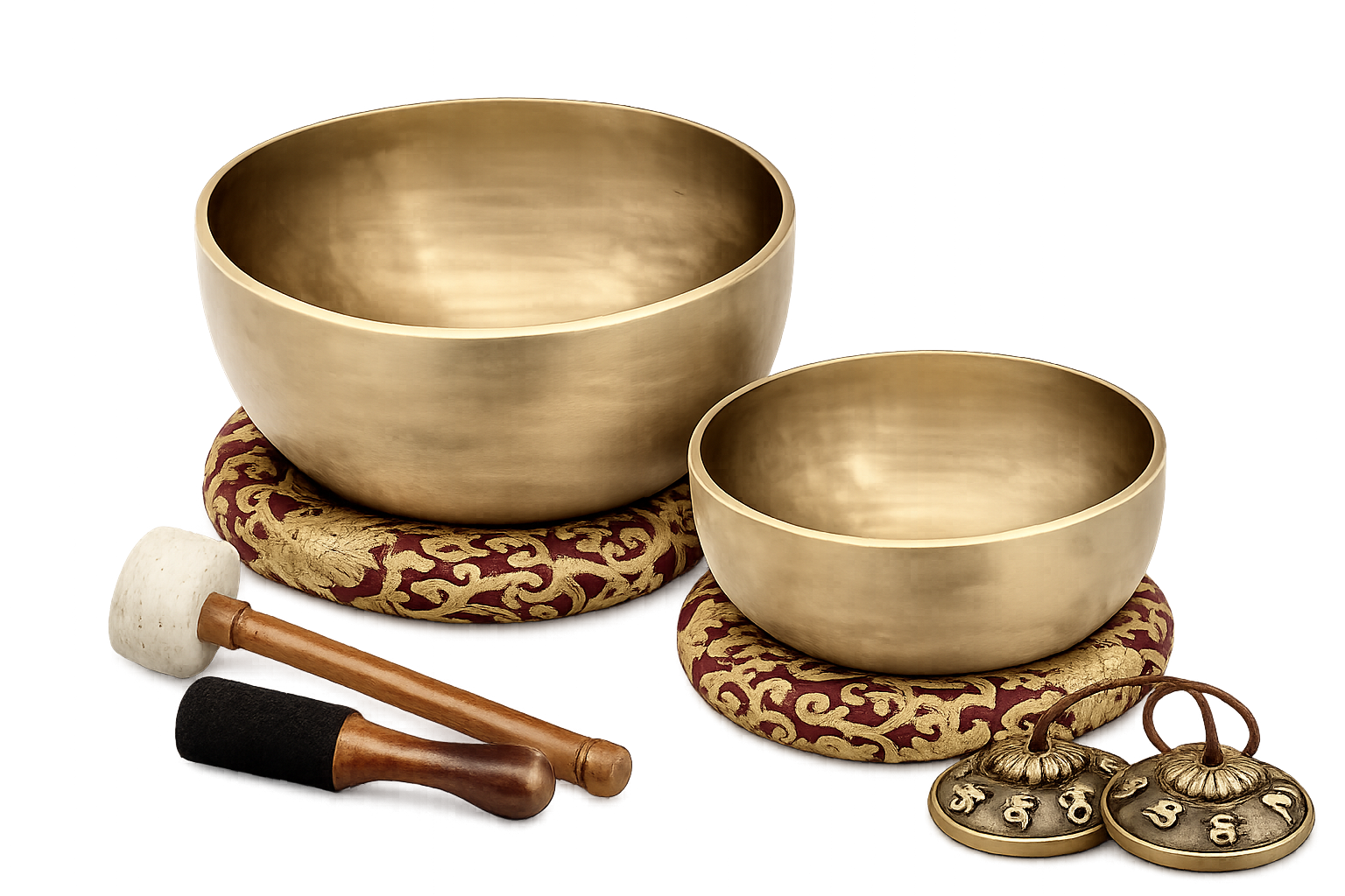 2 Set of Sound Healing Bowl Kit