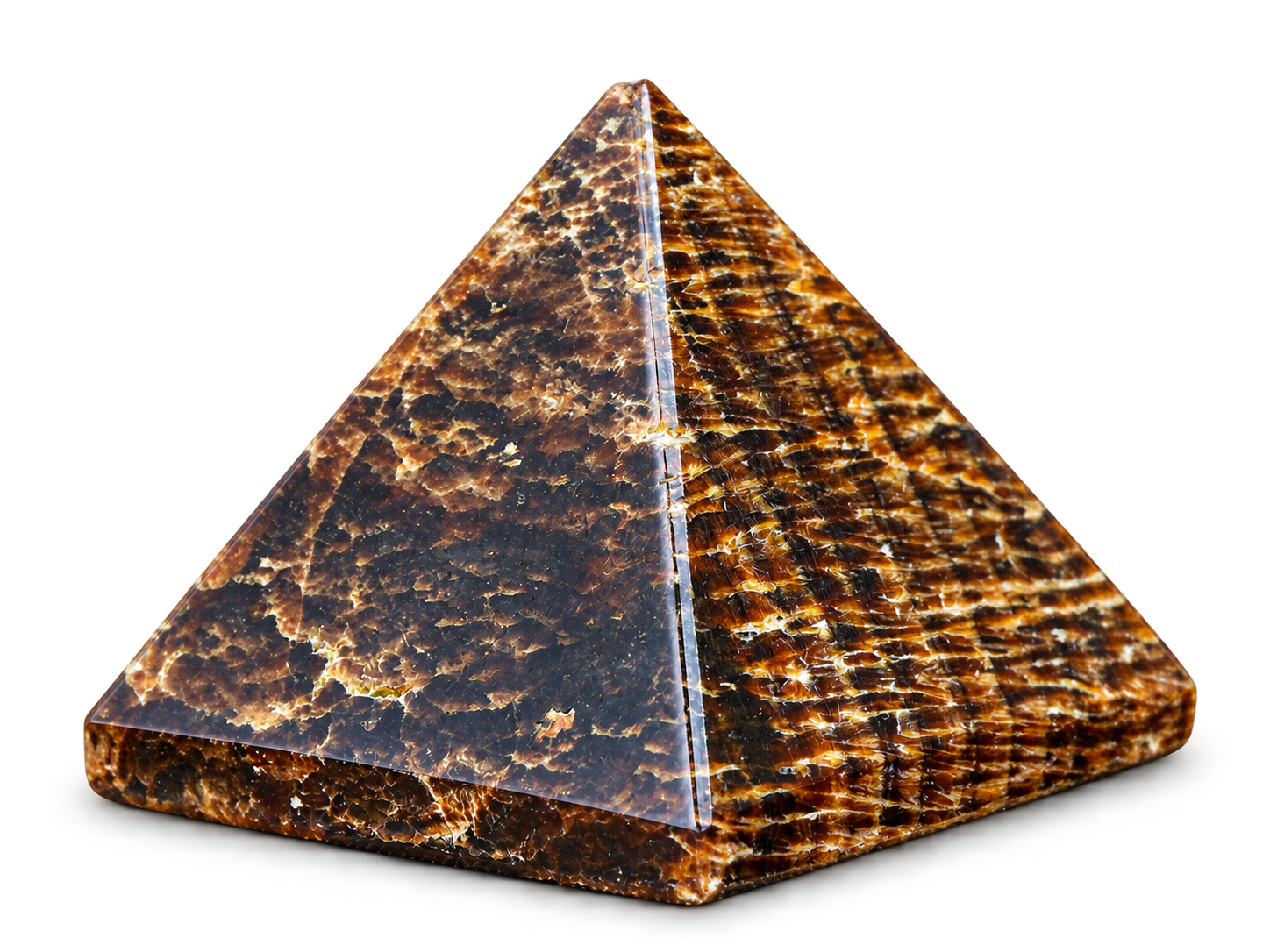 Tiger Eye Crystal Pyramid