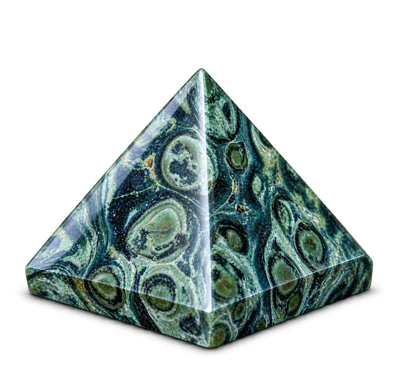 Kambaba Jasper Crystal Pyramid