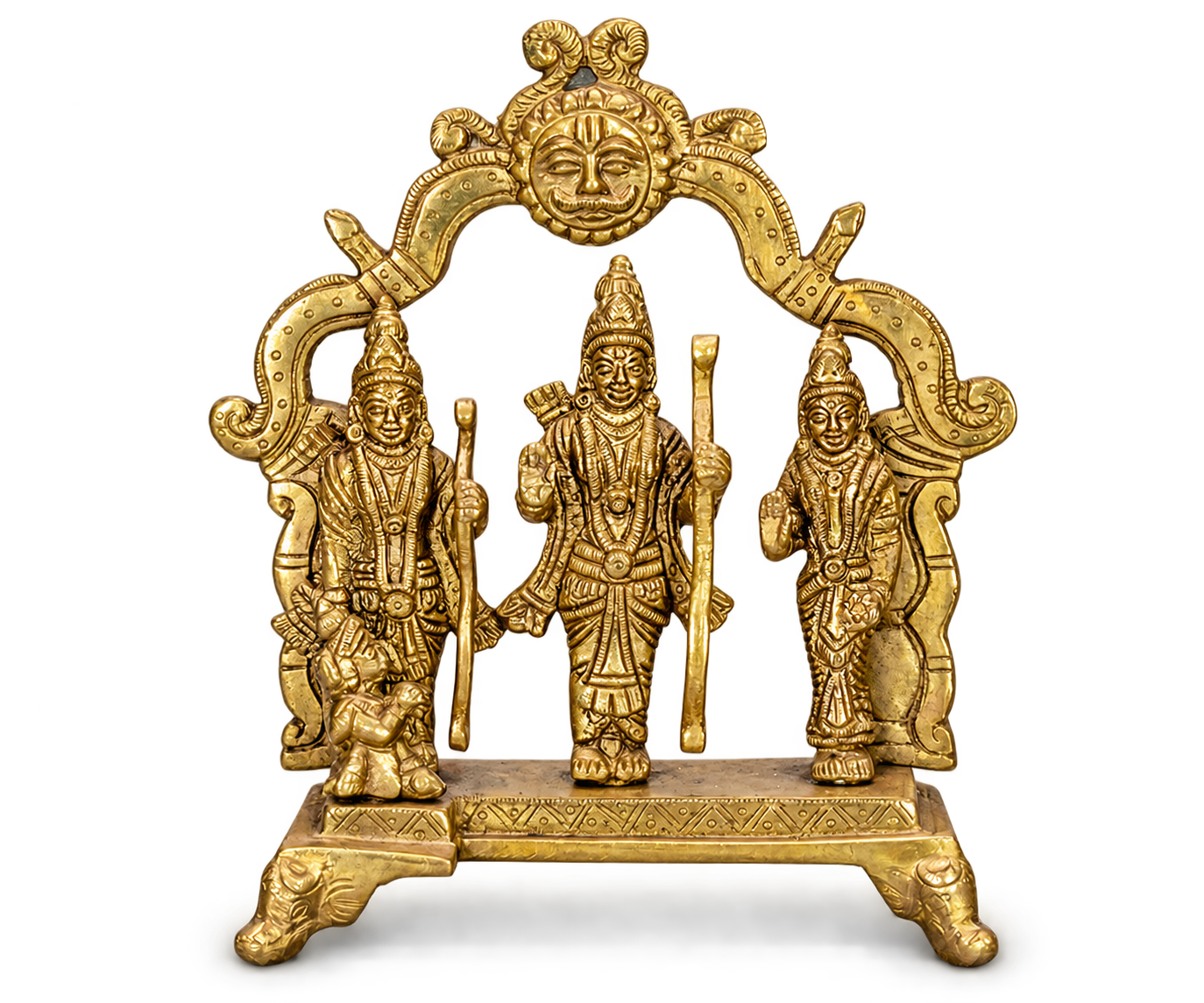 Brass Ram Darbar Statue