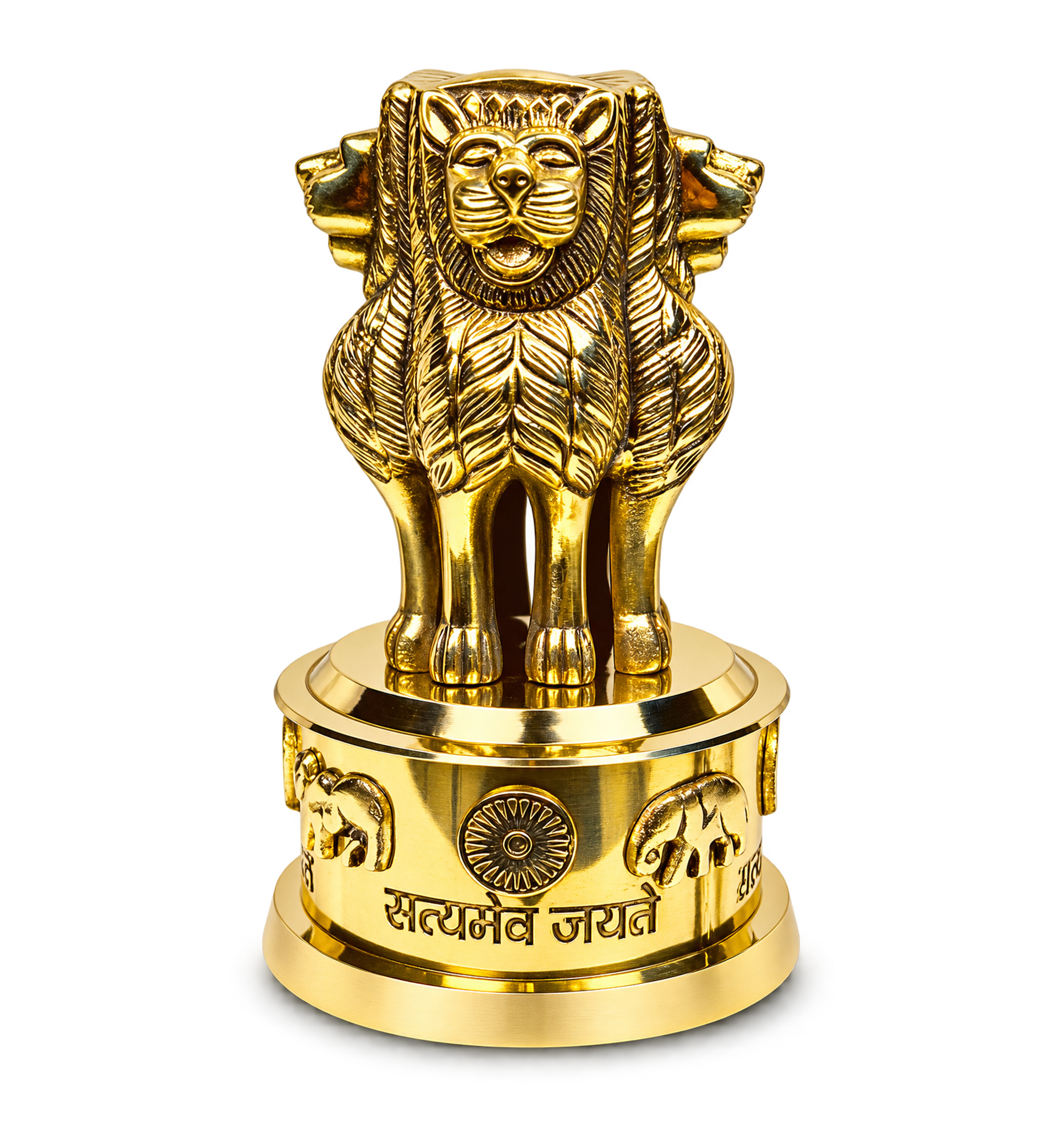 Brass Ashok Stambh Pillar (6")
