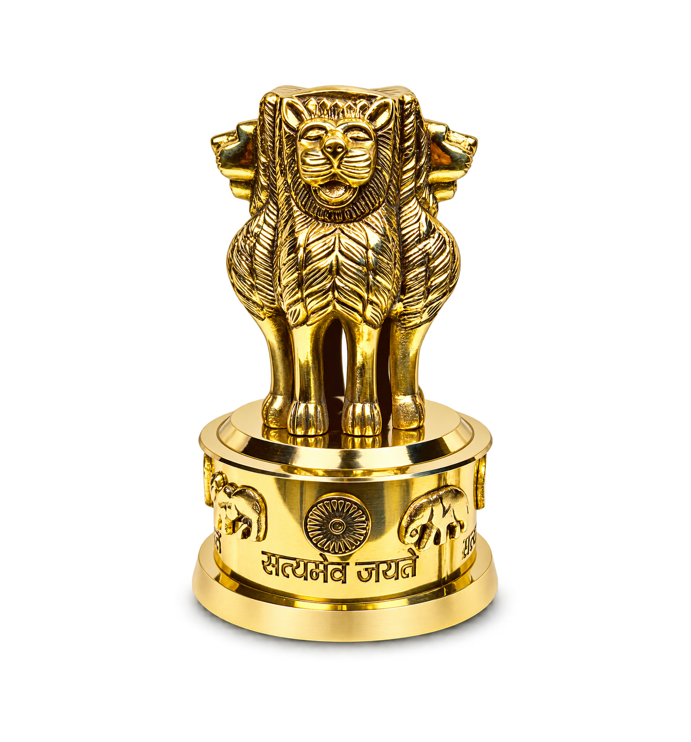 Brass Ashok Stambh Pillar (3.5")