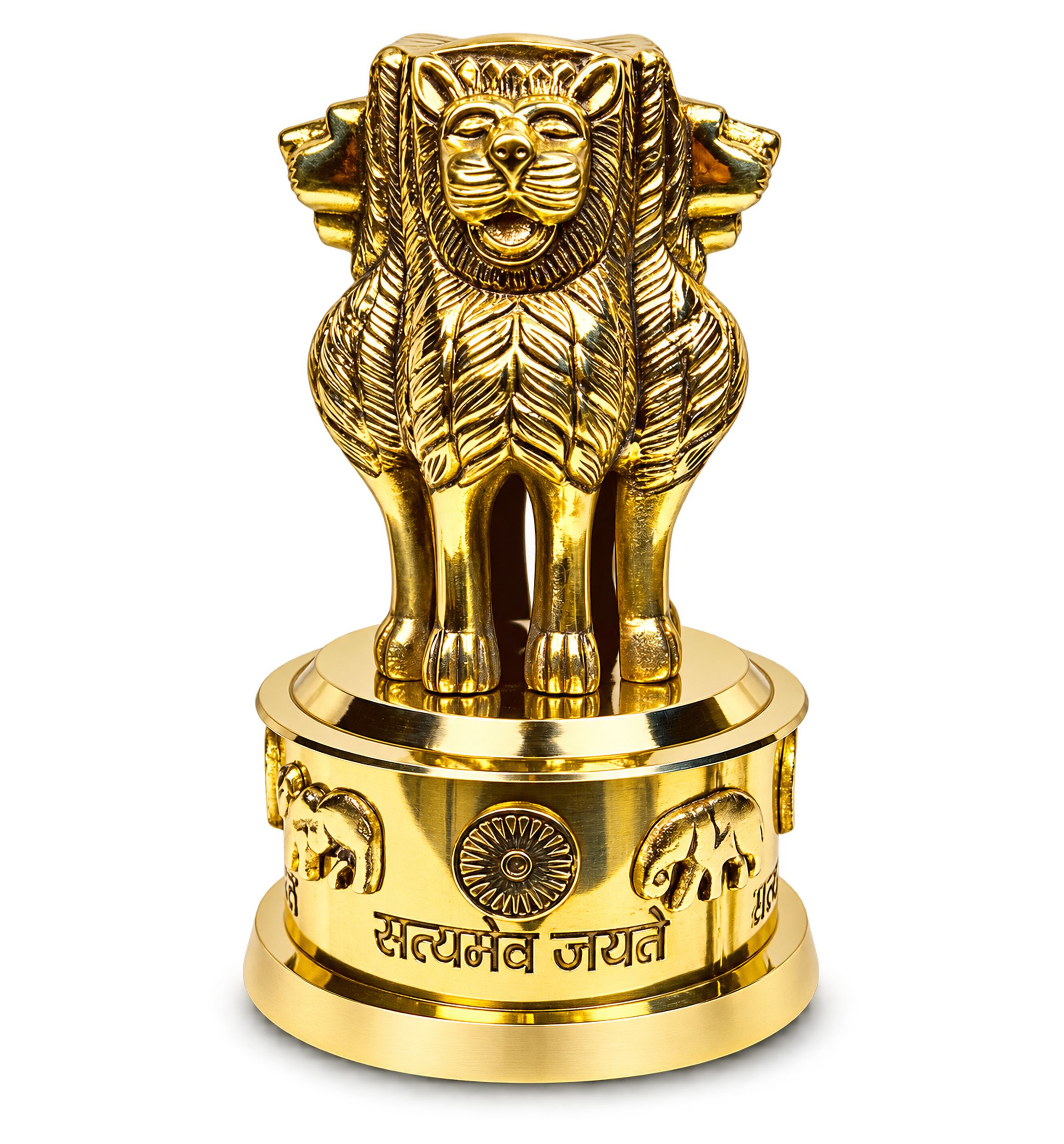 Brass Ashok Stambh Pillar (7")