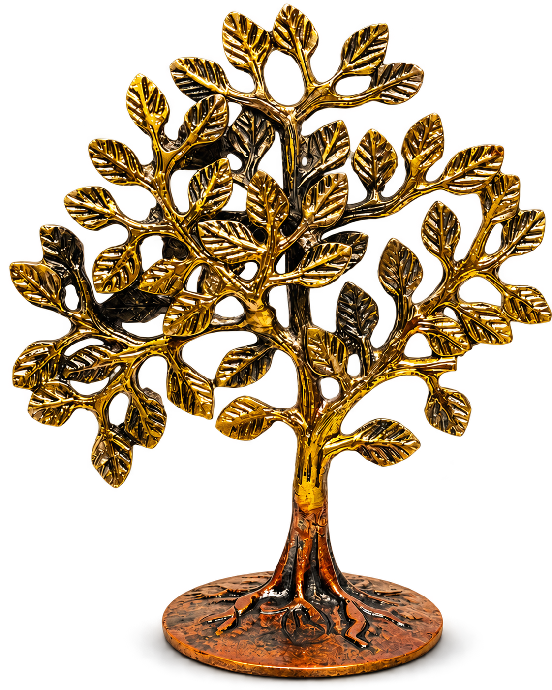 Brass Tree of Life Sculpture