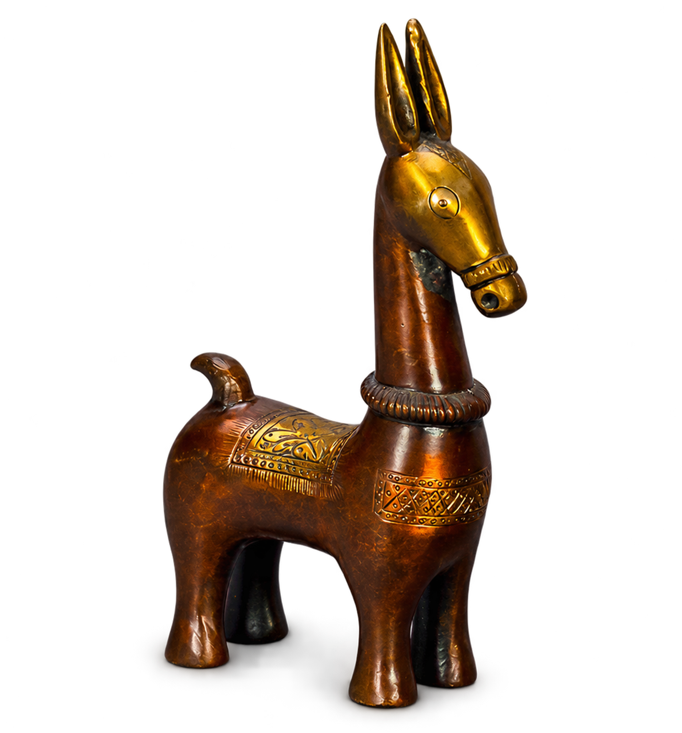 Brass Horse Statue
