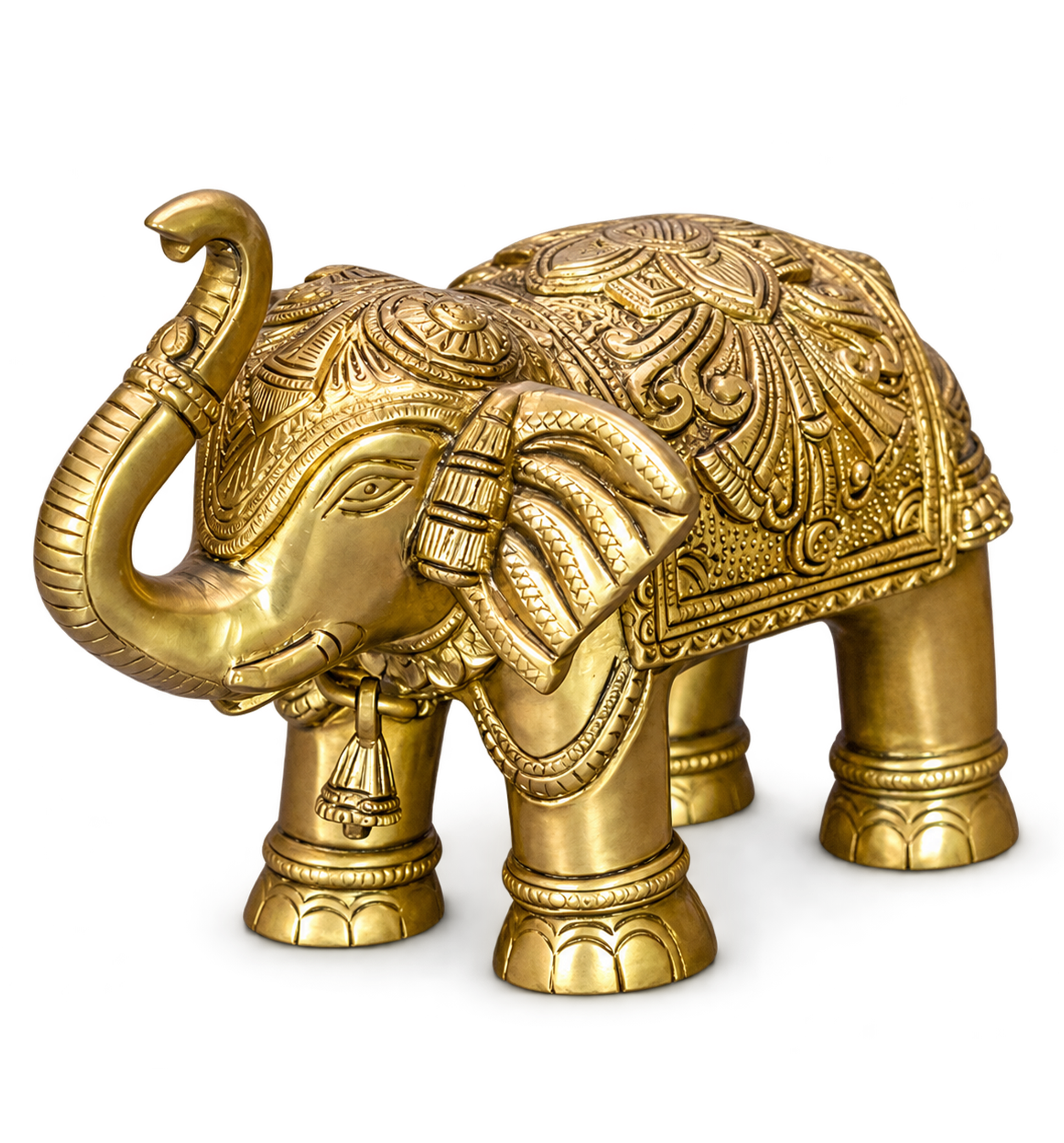 Brass Elephant Statue